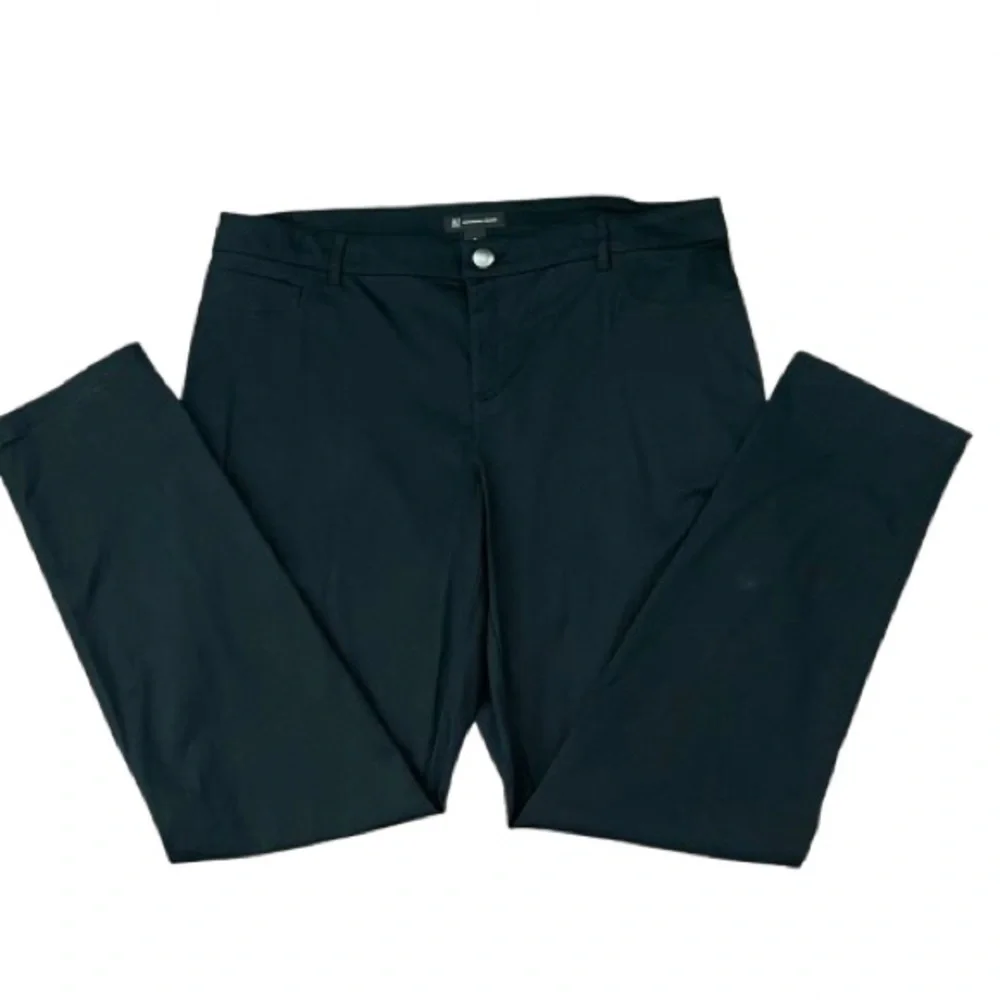 INC International Concepts Light Weight Black Pants Trousers | Plus Size 16 - Picture 1 of 10